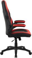 Gaming Stuhl, 10016 Kunstleder schwarz
