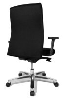 Topstar XXL Bürostuhl Big Star 10, BT190T W50 Stoff schwarz, Gestell alu