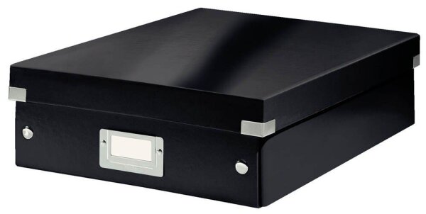 LEITZ Click & Store Aufbewahrungsbox 900 Blatt schwarz 28,0 x 37,0 x 10,0 cm, 1 St.