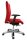 Topstar XXL Bürostuhl Big Star 10, BT190T W51 Stoff rot, Gestell alu