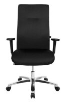 Topstar XXL Bürostuhl Big Star 20, BT290T W50 Stoff schwarz, Gestell alu