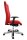 Topstar XXL Bürostuhl Big Star 20, BT290T W51 Stoff rot, Gestell alu