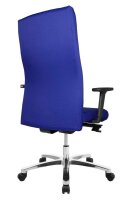 Topstar XXL Bürostuhl Big Star 20, BT290T W56 Stoff blau, Gestell alu