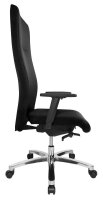 Topstar XXL Bürostuhl Big Star 30, BT390T W50 Stoff schwarz, Gestell alu