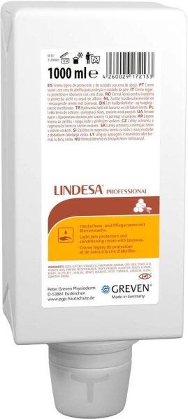 LINDESA® PROFESSIONAL Hautschutzcreme 1,0 l
