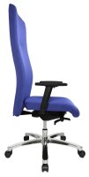 Topstar XXL Bürostuhl Big Star 30, BT390T W56 Stoff blau, Gestell alu