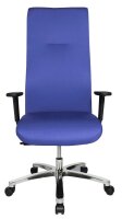 Topstar XXL Bürostuhl Big Star 30, BT390T W56 Stoff blau, Gestell alu