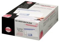 MAILmedia Briefumschläge Revelope® Professional DIN lang+ mit Fenster offset weiß selbstklebend 500 St.