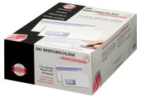 MAILmedia Briefumschläge Revelope® Professional DIN lang+ mit Fenster offset weiß selbstklebend 500 St.