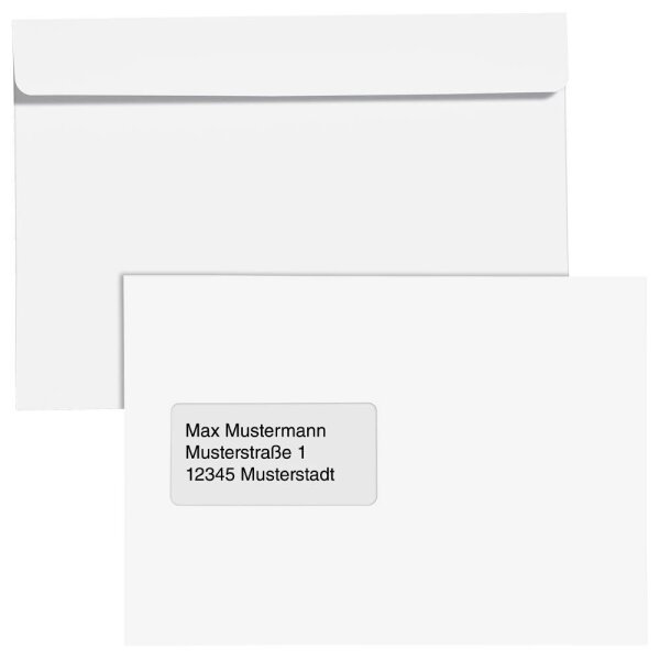 MAILmedia Briefumschläge Revelope® Professional DIN C5 mit Fenster offset weiß selbstklebend 500 St.