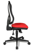 Topstar Bürostuhl Head Point SY, HE200 G21 Stoff rot, Gestell schwarz