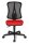 Topstar Bürostuhl Head Point SY, HE200 G21 Stoff rot, Gestell schwarz