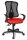 Topstar Bürostuhl Head Point SY, HE200 G21 Stoff rot, Gestell schwarz