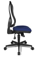 Topstar Bürostuhl Head Point SY, HE200 G26 Stoff blau, Gestell schwarz