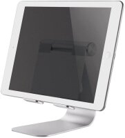 Neomounts Tablet-Halterung DS15-050SL1 silber für 1 Tablet oder 1 Smartphone, Tischständer