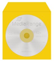 MediaRange 1er CD-/DVD-Hüllen Papier farbsortiert, 100 St.