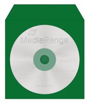 MediaRange 1er CD-/DVD-Hüllen Papier farbsortiert, 100 St.