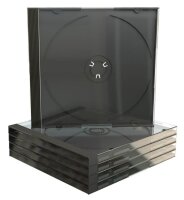 MediaRange 1er CD-/DVD-Hüllen Jewel Cases schwarz, 5...