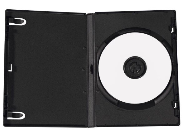 MediaRange 1er CD-/DVD-Hüllen schwarz, 5 St.