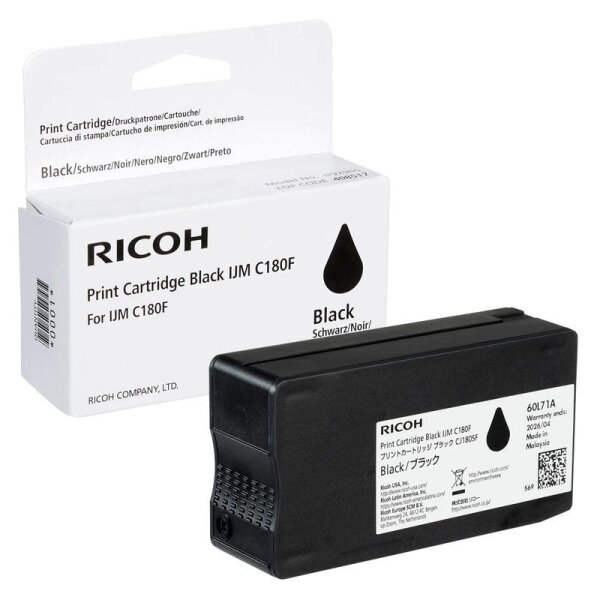 RICOH 408517 schwarz Druckerpatrone