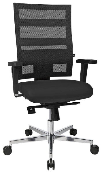 Topstar Bürostuhl Sitness X-Pander Plus, SI959WGT200 Stoff schwarz, Gestell alu