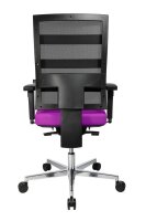 Topstar Bürostuhl Sitness X-Pander Plus, SI959WGT330 Stoff lila, Gestell alu