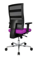 Topstar Bürostuhl Sitness X-Pander Plus, SI959WGT330 Stoff lila, Gestell alu