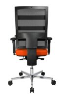 Topstar Bürostuhl Sitness X-Pander Plus, SI959WGT340 Stoff orange, Gestell alu