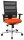 Topstar Bürostuhl Sitness X-Pander Plus, SI959WGT340 Stoff orange, Gestell alu