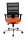 Topstar Bürostuhl Sitness X-Pander Plus, SI959WGT340 Stoff orange, Gestell alu