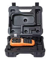 brother P-touch E110VP Beschriftungsgerät schwarz, orange