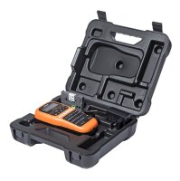 brother P-touch E110VP Beschriftungsgerät schwarz, orange