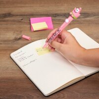 BlueSky Kugelschreiber SpongeBob - Fidget Pen inkl. Sammelfigur pink, Schreibfar