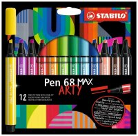 STABILO Arty Filzstifte farbsortiert, 12 St.