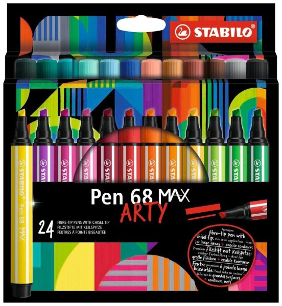 STABILO Arty Filzstifte farbsortiert, 24 St.
