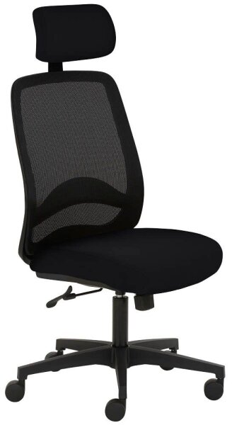 Mayer Bürostuhl myTRITON, 2228 KS 26 397 Stoff schwarz, Gestell schwarz