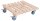WAGNER® design yourself Pflanzenroller GH 0329 Holz hellbraun quadratisch 38,0 x 38,0 x 10,0 cm, 1 St.