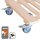 WAGNER® design yourself Pflanzenroller GH 0329 Holz hellbraun quadratisch 38,0 x 38,0 x 10,0 cm, 1 St.