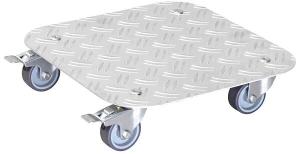 WAGNER® design yourself Pflanzenroller GH 7003 Metall silber quadratisch 29,0 x 29,0 x 7,3 cm, 1 St.
