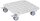 WAGNER® design yourself Pflanzenroller GH 7003 Metall silber quadratisch 29,0 x 29,0 x 7,3 cm, 1 St.