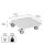 WAGNER® design yourself Pflanzenroller GH 7003 Metall silber quadratisch 29,0 x 29,0 x 7,3 cm, 1 St.