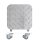 WAGNER® design yourself Pflanzenroller GH 7003 Metall silber quadratisch 29,0 x 29,0 x 7,3 cm, 1 St.