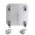 WAGNER® design yourself Pflanzenroller GH 7003 Metall silber quadratisch 29,0 x 29,0 x 7,3 cm, 1 St.