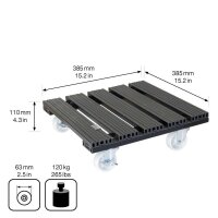 WAGNER® design yourself Pflanzenroller WPC GH 0540...