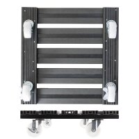 WAGNER® design yourself Pflanzenroller WPC GH 0540 Kunststoff anthrazit quadratisch 38,5 x 38,5 x 11,2 cm, 1 St.