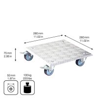 WAGNER® design yourself Pflanzenroller GH 7004 Metall...