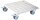 WAGNER® design yourself Pflanzenroller GH 7004 Metall silber quadratisch 28,0 x 28,0 x 7,1 cm, 1 St.