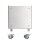 WAGNER® design yourself Pflanzenroller GH 7004 Metall silber quadratisch 28,0 x 28,0 x 7,1 cm, 1 St.