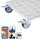 WAGNER® design yourself Pflanzenroller GH 7004 Metall silber quadratisch 28,0 x 28,0 x 7,1 cm, 1 St.