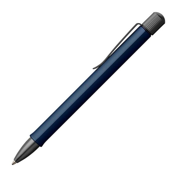 FABER-CASTELL Kugelschreiber Hexo blau, Schreibfarbe: schwarz, 1 St.
